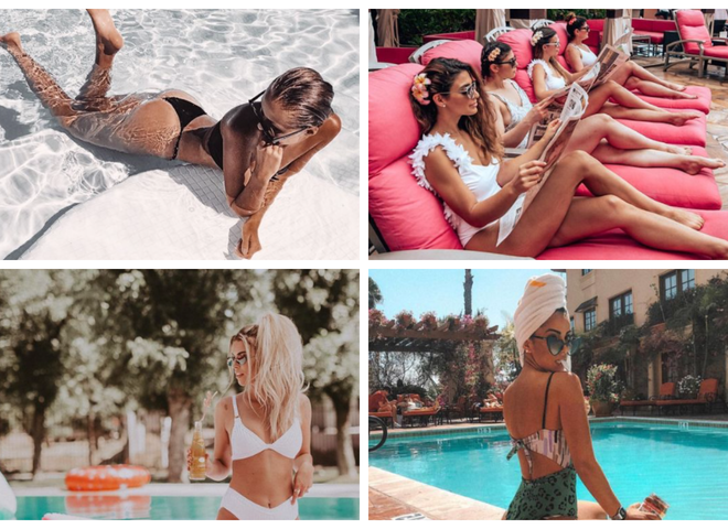 Insta-шпаргалка: 15 поз для фото возле бассейна