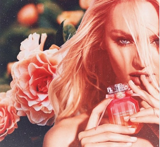 Кэндис Свейнпол разделась в рекламной кампании духов Bombshell Victorias Secret