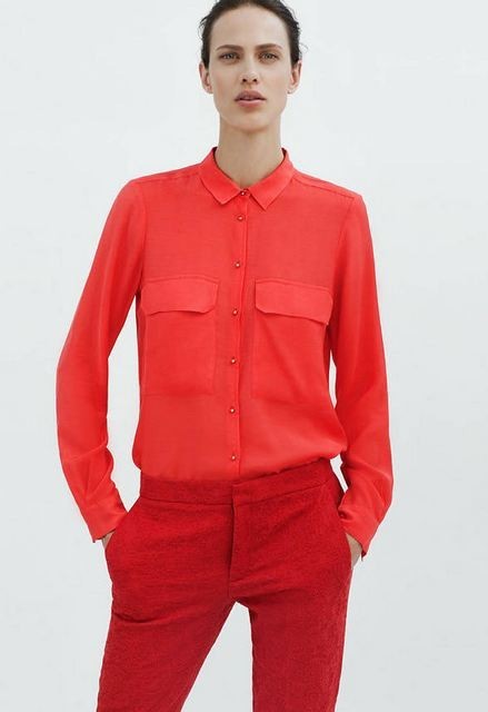 Красные акценты в новой коллекции Zara (фото)