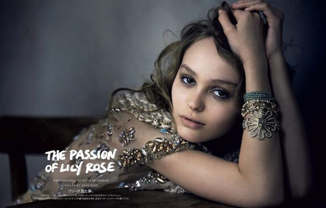 Лили-Роуз Депп украсила обложку журнала Vogue Japan