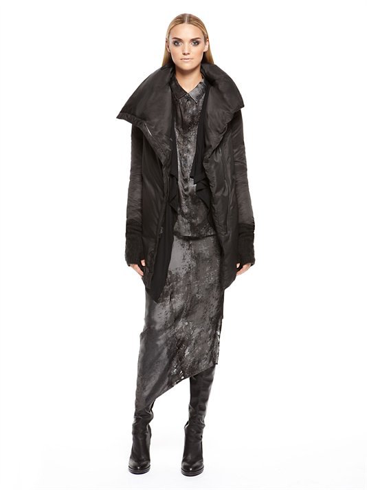 Модні пуховики: зима 2013-2014 очима Donna Karan