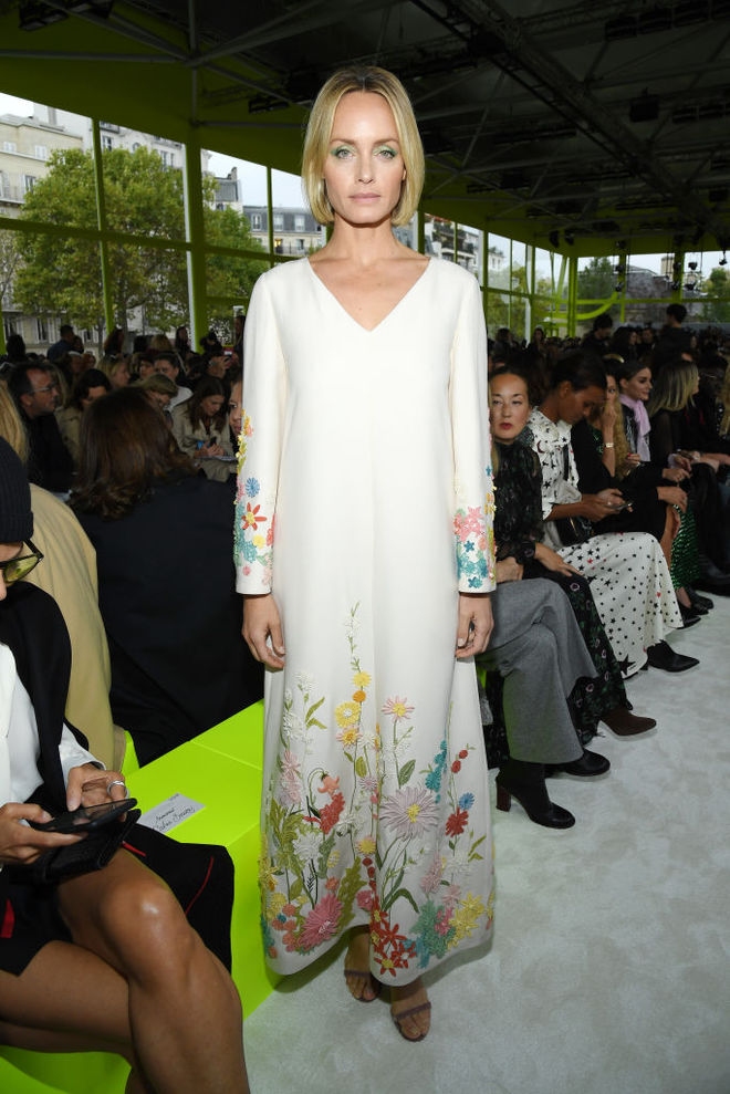 Наоми Кэмпбелл, Амбер Валетта и Кайя Гербер на показе Valentino SS20