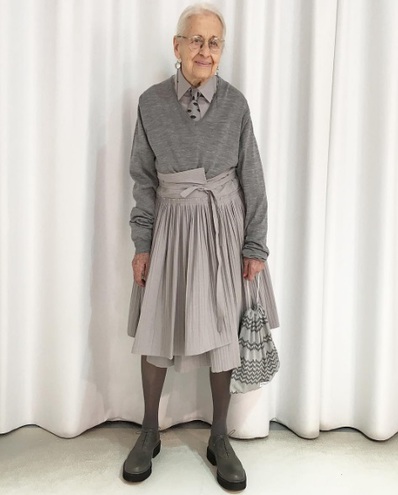 Стильная бабушка: 95-летняя австралийка взорвала социальные сети
