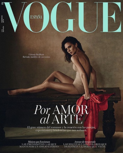 Во всей красе: Виктория Бекхэм снялась в нежной съемке для Vogue Spain